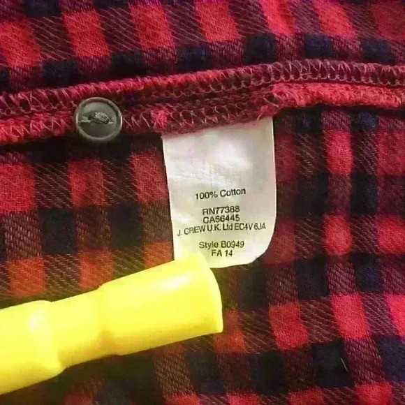 Madewell Plaid Shirt Button Up Long Sleeve Red Black  Size Small - Picture 8 of 10